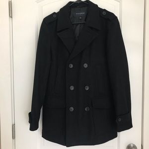 Banana Republic Men’s Peacoat Wool Blend Small